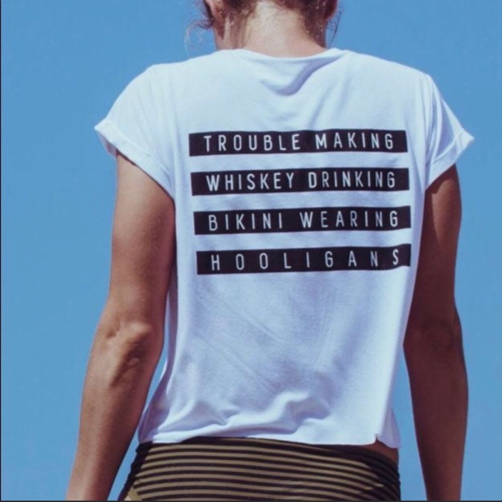ISO boys + arrows slogan T-shirt